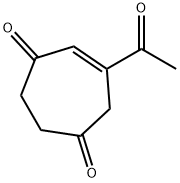 5-Cycloheptene-1,4-dione, 6-acetyl- (9CI) Struktur