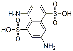 3,8-diaminonaphthalene-1,5-disulphonic acid  Struktur