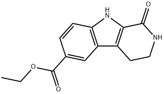 1-OXO-2,3,4,9-TETRAHYDRO-1H-B-CARBOLINE-6-CARBOXYLIC ACID ETHYL ESTER Struktur