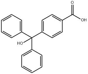 4-(DIPHENYLHYDROXYMETHYL)BENZOIC ACID Struktur