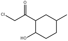 Ethanone, 2-chloro-1-(2-hydroxy-5-methylcyclohexyl)- (9CI) Struktur