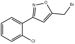 5-BROMOMETHYL-3-(2-CHLORO-PHENYL)-ISOXAZOLE Struktur