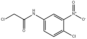 2-CHLORO-N-(4-CHLORO-3-NITROPHENYL)ACETAMIDE Struktur