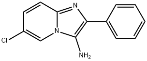 6-Chloro-2-phenyl-imidazo[1,2-a]pyridin-3-ylamine Struktur