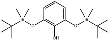 2,6-Bis-(t-butyl dimethylsilyloxy) phenol Struktur