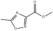 METHYL 5-METHYL-1,2,4-OXADIAZOLE-3-CARBOXYLATE Struktur