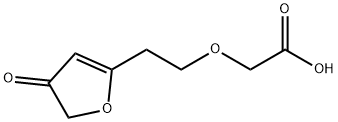 [2-(4,5-Dihydro-4-oxofuran-2-yl)ethoxy]acetic acid Struktur