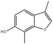 6-Benzofuranol,  3,7-dimethyl- Struktur