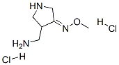 (3Z)-4-(AMINOMETHYL)PYRROLIDIN-3-ONE O-METHYLOXIME DIHYDROCHLORIDE Struktur