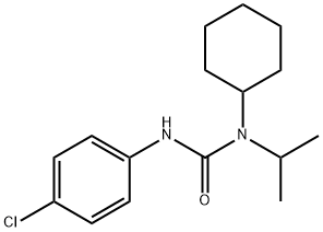 N'-(4-chlorophenyl)-N-cyclohexyl-N-isopropylurea Struktur