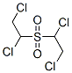 Bis(1,2-dichloroethyl) sulfone Struktur