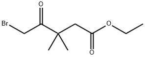 ETHYL DELTA-BROMO-BETA,BETA-DIMETHYL LEVULINATE, 96 Struktur