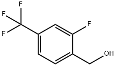 2-氟-4-(三氟甲基)苯甲醇 結(jié)構(gòu)式