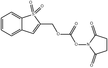 1,1-DIOXOBENZO[B]THIOPHEN-2-YLMETHYL N-SUCCIMIDYL CARBONATE Structure