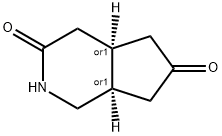 1H-Cyclopenta[c]pyridine-3,6(2H,4H)-dione,tetrahydro-,cis-(9CI) Struktur