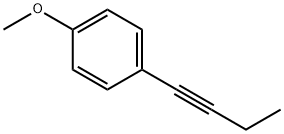 Benzene, 1-(1-butynyl)-4-methoxy- (9CI) Struktur