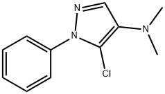 5-Chloro-N,N-dimethyl-1-phenyl-1H-pyrazol-4-amine Struktur