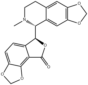 (-)-Bicuculline Struktur