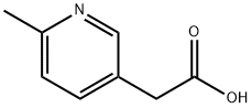 2-(6-methylpyridin-3-yl)acetic acid Struktur