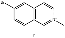 6-Bromo-2-methylisoquinolin-2-ium iodide Struktur