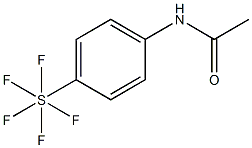 N-[4-(Pentafluorosulfanyl)phenyl]acetamide Struktur