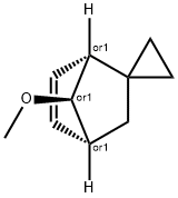 Spiro[bicyclo[2.2.1]hept-5-ene-2,1-cyclopropane], 7-methoxy-, (1alpha,4alpha,7R*)- (9CI) Struktur