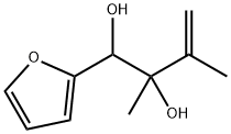 1-(2-Furyl)-2,3-dimethyl-3-butene-1,2-diol Struktur