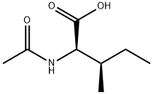 2-acetamido-3-methyl-pentanoic acid Struktur