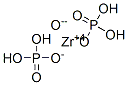 zirconium bis(dihydrogenorthophosphate) oxide Struktur