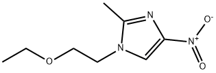 1-(2-Ethoxyethyl)-2-methyl-4-nitro-1H-imidazole Struktur