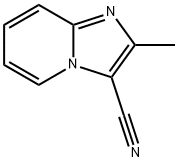 2-Methyl-3-cyanoimidazo(1,2-a)pyridine Struktur