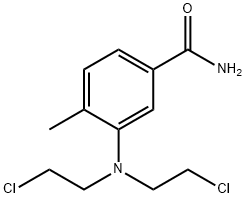 3-[Bis(2-chloroethyl)amino]-4-methylbenzamide Struktur