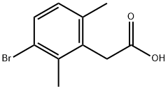 2-(3-broMo-2,6-diMethylphenyl)acetic acid Struktur