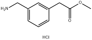 METHYL 2-(3-(AMINOMETHYL)PHENYL)ACETATE HYDROCHLORIDE Struktur