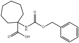 CBZ-1-AMINO-1-CYCLOHEPTANECARBOXYLIC ACID Struktur