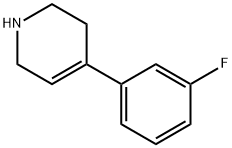 4-(3-FLUOROPHENYL)-1,2,3,6-TETRAHYDROPYRIDINE Struktur