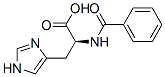 N-benzoylhistidine Struktur