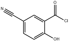 Benzoyl chloride, 5-cyano-2-hydroxy- (9CI) Struktur