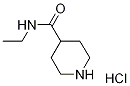 N-Ethyl-4-piperidinecarboxamide hydrochloride Struktur