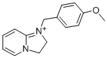 1-(4-METHOXYBENZYL)-2,3-DIHYDRO-IMIDAZO[1,2-A]PYRIDIN-1-IUM Struktur