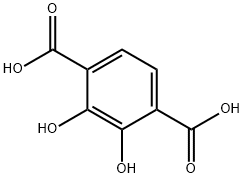 2,3-dihydroxyterephthalic acid Struktur