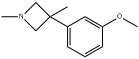 1,3-Dimethyl-3-(m-methoxyphenyl)azetidine Struktur