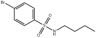 4-BROMO-N-BUTYLBENZENESULPHONAMIDE Struktur