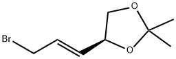 (S)-4,5-ISOPROPYLIDENE-2-PENTENYLBROMIDE Struktur