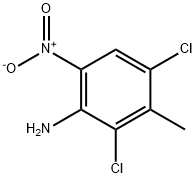 2,4-Dichloro-3-methyl-6-nitroaniline Struktur