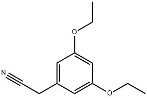 Benzeneacetonitrile, 3,5-diethoxy- (9CI) Struktur