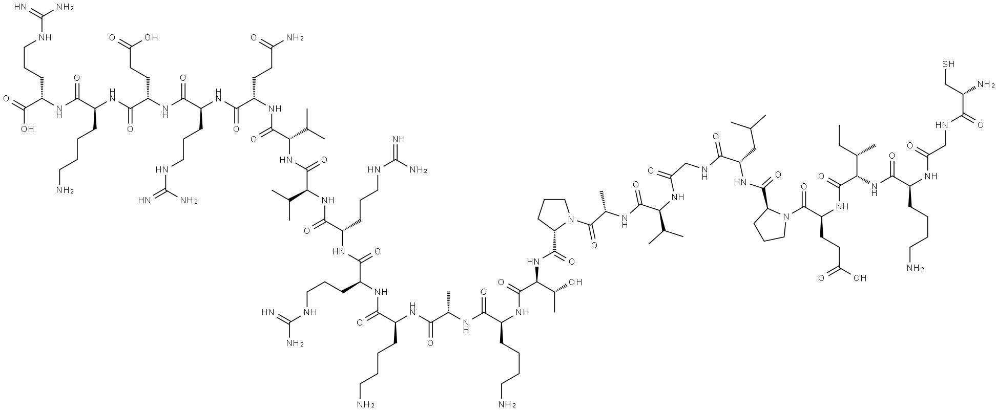 HIV (GP120) ANTIGENIC PEPTIDE Struktur