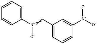 N-(m-Nitrobenzylidene)aniline N-oxide Struktur