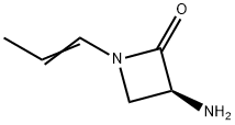 2-Azetidinone,3-amino-1-(1-propenyl)-,(3S)-(9CI) Struktur