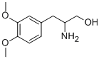 2-AMINO-3-(3,4-DIMETHOXYPHENYL)PROPAN-1-OL Struktur